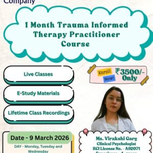 Trauma Informed Therapy Practitioner Course - 1 Month